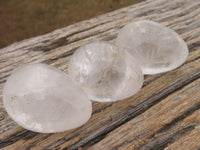 Polished Mini Semi Optic Quartz Eggs  x 30 From Madagascar - TopRock