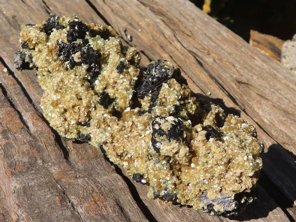 Natural Schorl Black Tourmaline Specimens With Vermiculite x 2 From Erongo, Namibia - Toprock Gemstones and Minerals 