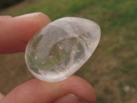 Polished Mini Semi Optic Quartz Eggs  x 30 From Madagascar - TopRock
