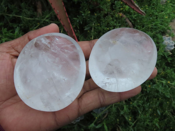 Polished Quartz Crystal Gallets x 12 From Madagascar - TopRock