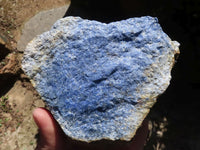 Natural XX Rare Blue Dumortierite Rough Specimens x 4 From Mozambique - TopRock