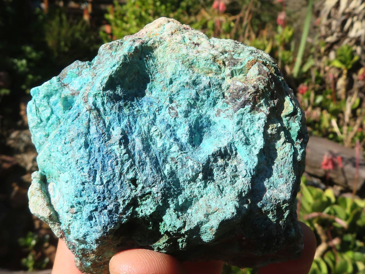 Natural Rough Blue Shattuckite Specimens x 13 From Kaokoveld, Namibia - Toprock Gemstones and Minerals 