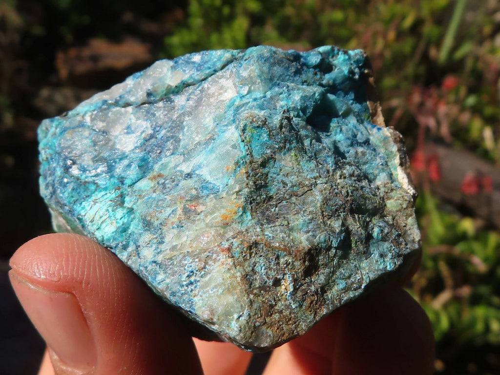 Natural Rough Blue Shattuckite Specimens x 13 From Kaokoveld, Namibia - Toprock Gemstones and Minerals 