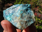 Natural Rough Blue Shattuckite Specimens x 13 From Kaokoveld, Namibia - Toprock Gemstones and Minerals 