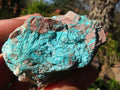 Natural Rough Blue Shattuckite Specimens x 13 From Kaokoveld, Namibia - Toprock Gemstones and Minerals 