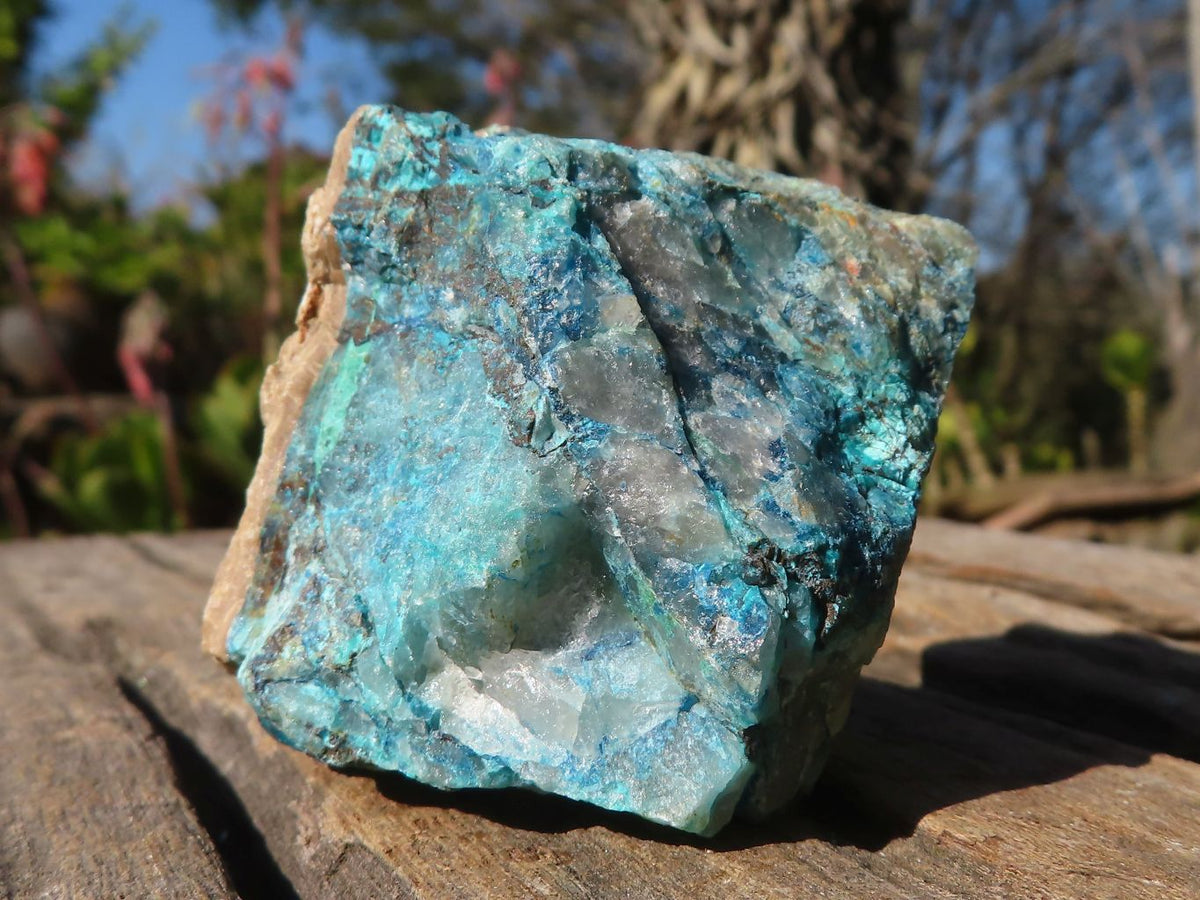 Natural Rough Blue Shattuckite Specimens x 13 From Kaokoveld, Namibia - Toprock Gemstones and Minerals 