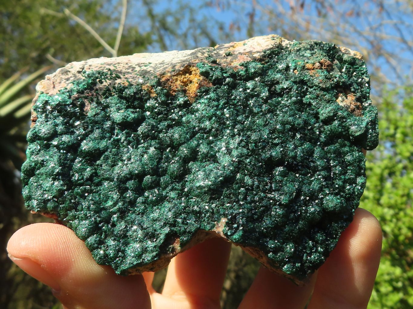 Natural Crystalline Malachite Specimens  x 4 From Congo - Toprock Gemstones and Minerals 