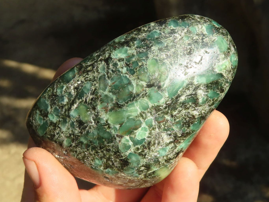 Polished Rare Emerald In Matrix Standing Free Forms  x 2 From Sandawana, Zimbabwe - Toprock Gemstones and Minerals 