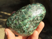 Polished Rare Emerald In Matrix Standing Free Forms  x 2 From Sandawana, Zimbabwe - Toprock Gemstones and Minerals 