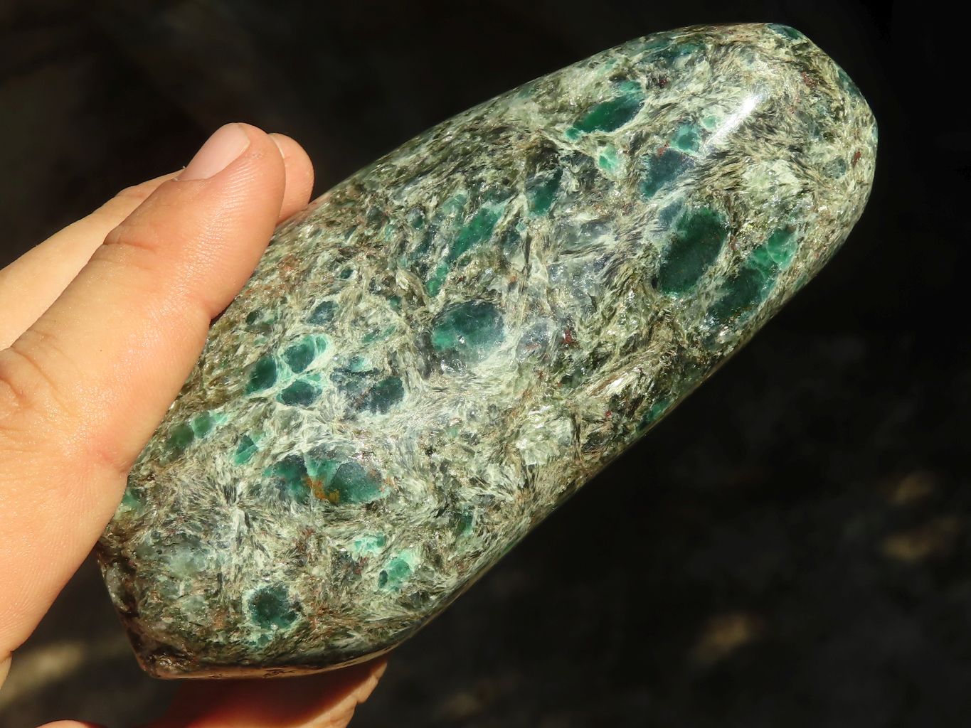 Polished Rare Emerald In Matrix Standing Free Forms  x 2 From Sandawana, Zimbabwe - Toprock Gemstones and Minerals 