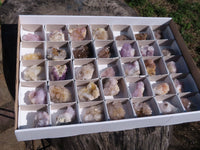 Natural Small Spirit Quartz Clusters x 35 From Boekenhouthoek, South Africa - TopRock