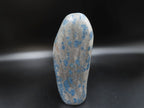 Polished Blue Spotted Spinel Crystal Point & Standing Free Form x 2 From Madagascar - TopRock