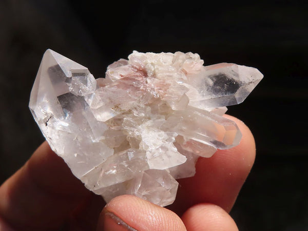 Natural Small Clear Quartz Clusters  x 35 From Zambia