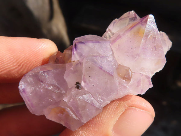 Natural Small Mixed Spirit Amethyst Quartz Clusters  x 35 From Boekenhouthoek, South Africa - Toprock Gemstones and Minerals 