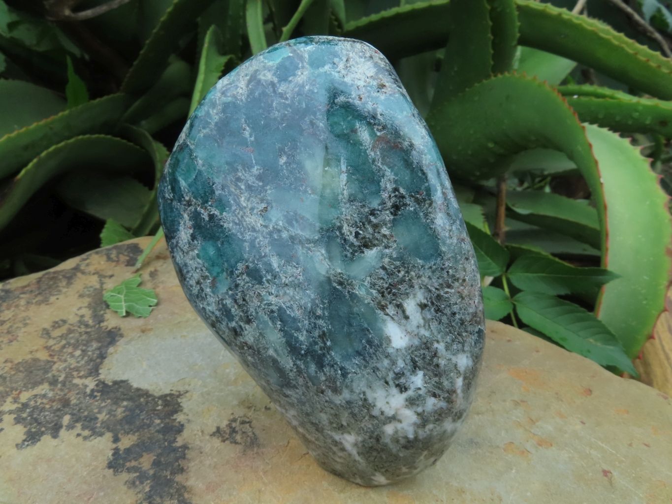 Polished Emeralds In Matrix Free Forms x 2 From Zimbabwe - TopRock