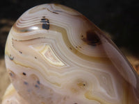 Polished  Stunning Selection Of Agate Gemstone Hearts x 6 From Madagascar - Toprock Gemstones and Minerals 