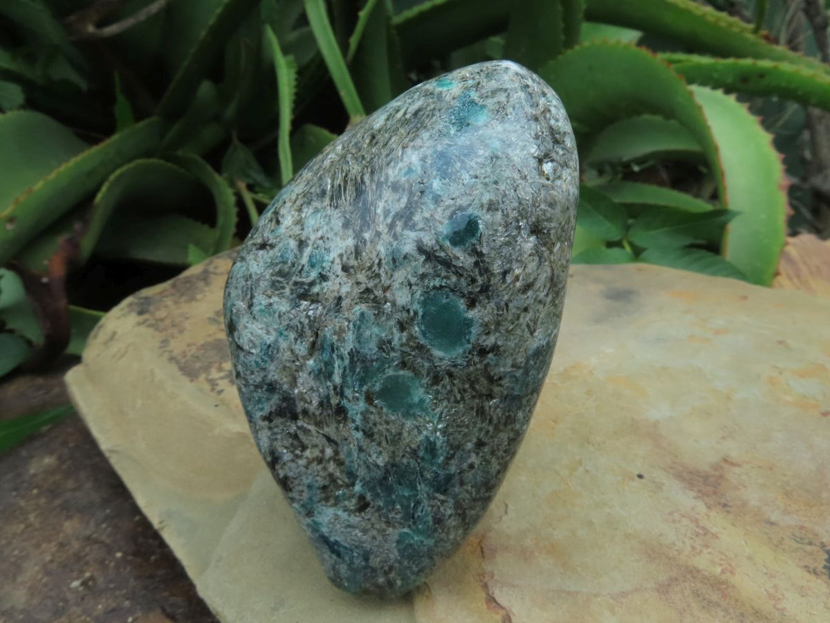 Polished Emeralds In Matrix Free Forms x 2 From Zimbabwe - TopRock