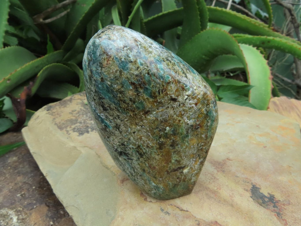 Polished Emeralds In Matrix Free Forms x 2 From Zimbabwe - TopRock