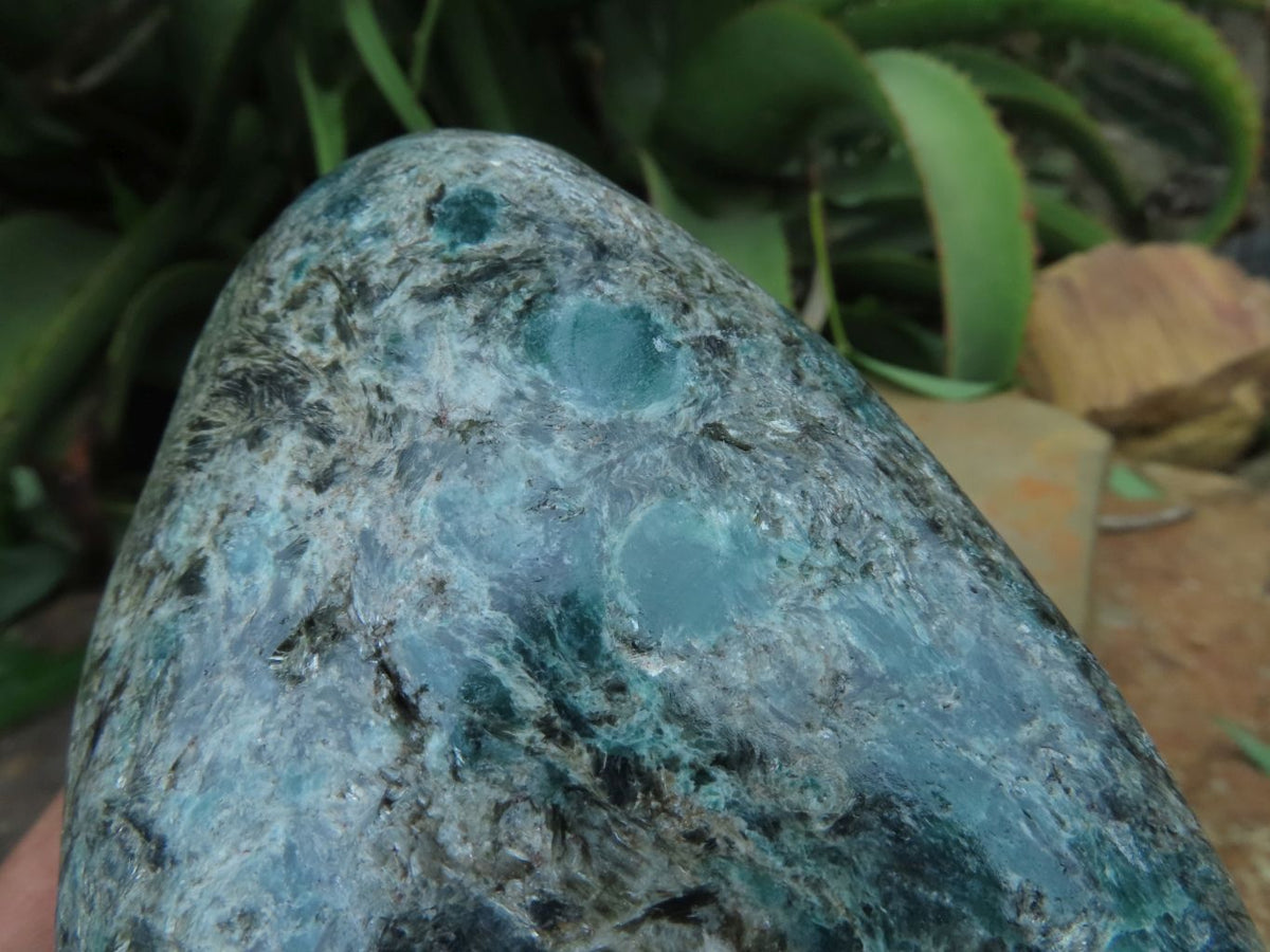 Polished Emeralds In Matrix Free Forms x 2 From Zimbabwe - TopRock