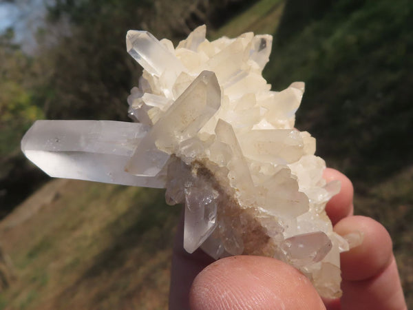 Natural Quartz Clusters With Long Crystals  x 12 From Madagascar - TopRock