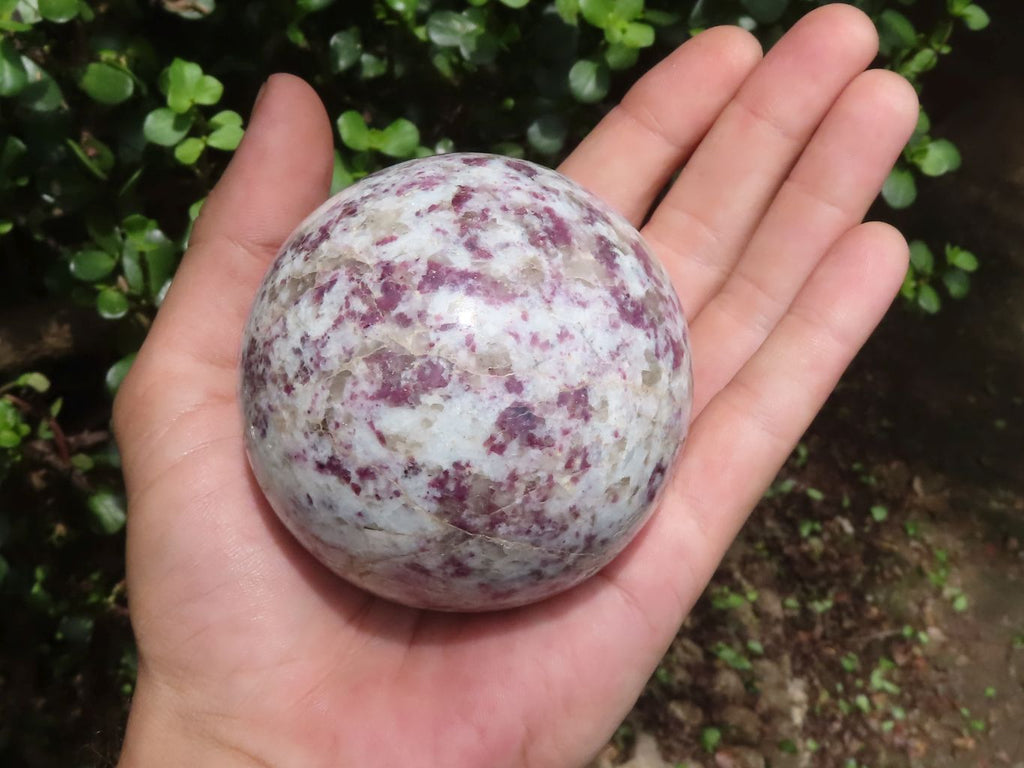 Polished Rubellite Pink Tourmaline Spheres  x 2 From Madagascar - TopRock