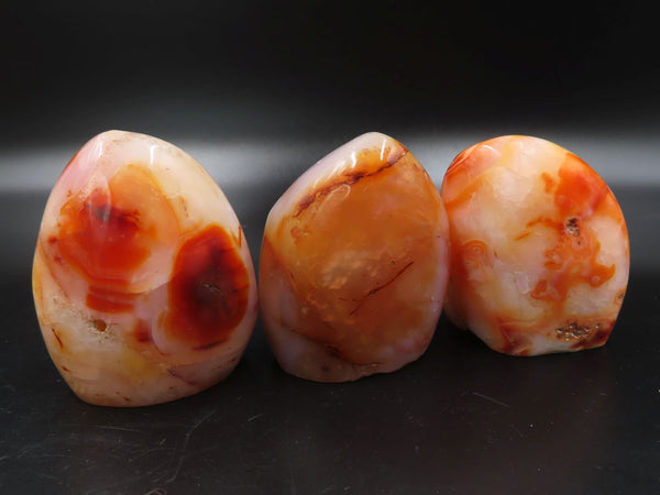 Polished Small Stunning Carnelian Free Forms x 5 From Madagascar - TopRock
