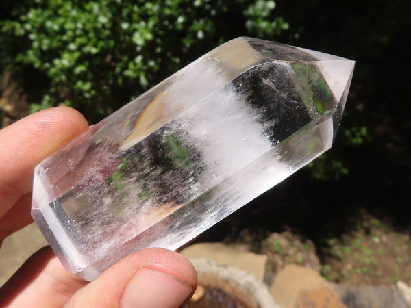 Polished Clear Quartz Crystal Points  x 6 From Madagascar - TopRock
