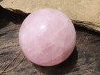Polished Pink Rose Quartz Spheres  x 6 From Ambatondrazaka, Madagascar - TopRock