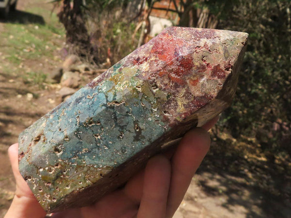 Polished Ocean Jasper Points With Stunning Colours & Patterns  x 4 From Madagascar - TopRock