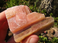 Natural New Sunset Orange Calcite Specimens  x 12 From Spitzkoppe, Namibia - Toprock Gemstones and Minerals 