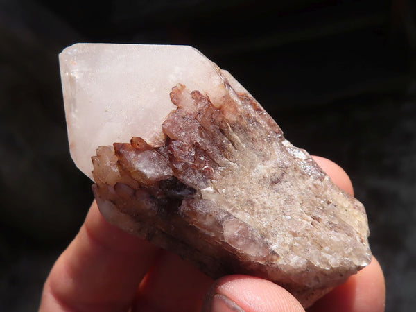 Natural Single Pineapple Candle Quartz Crystals  x 35 From Antsirabe, Madagascar - Toprock Gemstones and Minerals 