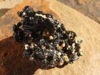 Natural Small Schorl Black Tourmaline Specimens x 35 From Erongo, Namibia - Toprock Gemstones and Minerals 