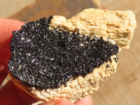 Natural Small Schorl Black Tourmaline Specimens x 35 From Erongo, Namibia - Toprock Gemstones and Minerals 