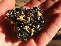 Natural Small Schorl Black Tourmaline Specimens x 35 From Erongo, Namibia - Toprock Gemstones and Minerals 