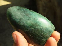 Polished Emerald Fuchsite Quartz Standing Free Forms  x 6 From Madagascar - Toprock Gemstones and Minerals 