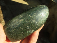 Polished Emerald Fuchsite Quartz Standing Free Forms  x 6 From Madagascar - Toprock Gemstones and Minerals 