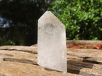 Natural Single Etched Clear Quartz Crystals  x 35 From Mpika, Zambia - Toprock Gemstones and Minerals 