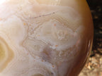 Polished Extra Large Banded Agate Hearts x 2 From Madagascar - Toprock Gemstones and Minerals 