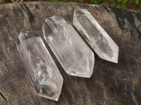 Polished Semi Optic Double Terminated Quartz Points  x 22 From Madagascar - TopRock