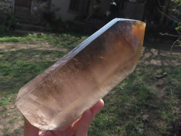Polished Gorgeous Large Smokey Citrine Point x 1 From Madagascar - TopRock