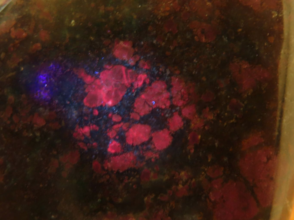 Polished  Fluorescent Ruby Corundum In Chrome Verdite Free Forms x 3 From Zimbabwe - Toprock Gemstones and Minerals 