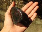 Polished  Fluorescent Ruby Corundum In Chrome Verdite Free Forms x 3 From Zimbabwe - Toprock Gemstones and Minerals 