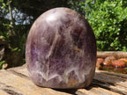 Polished Smokey Dream Amethyst Standing Free Forms  x 2 From Madagascar - Toprock Gemstones and Minerals 