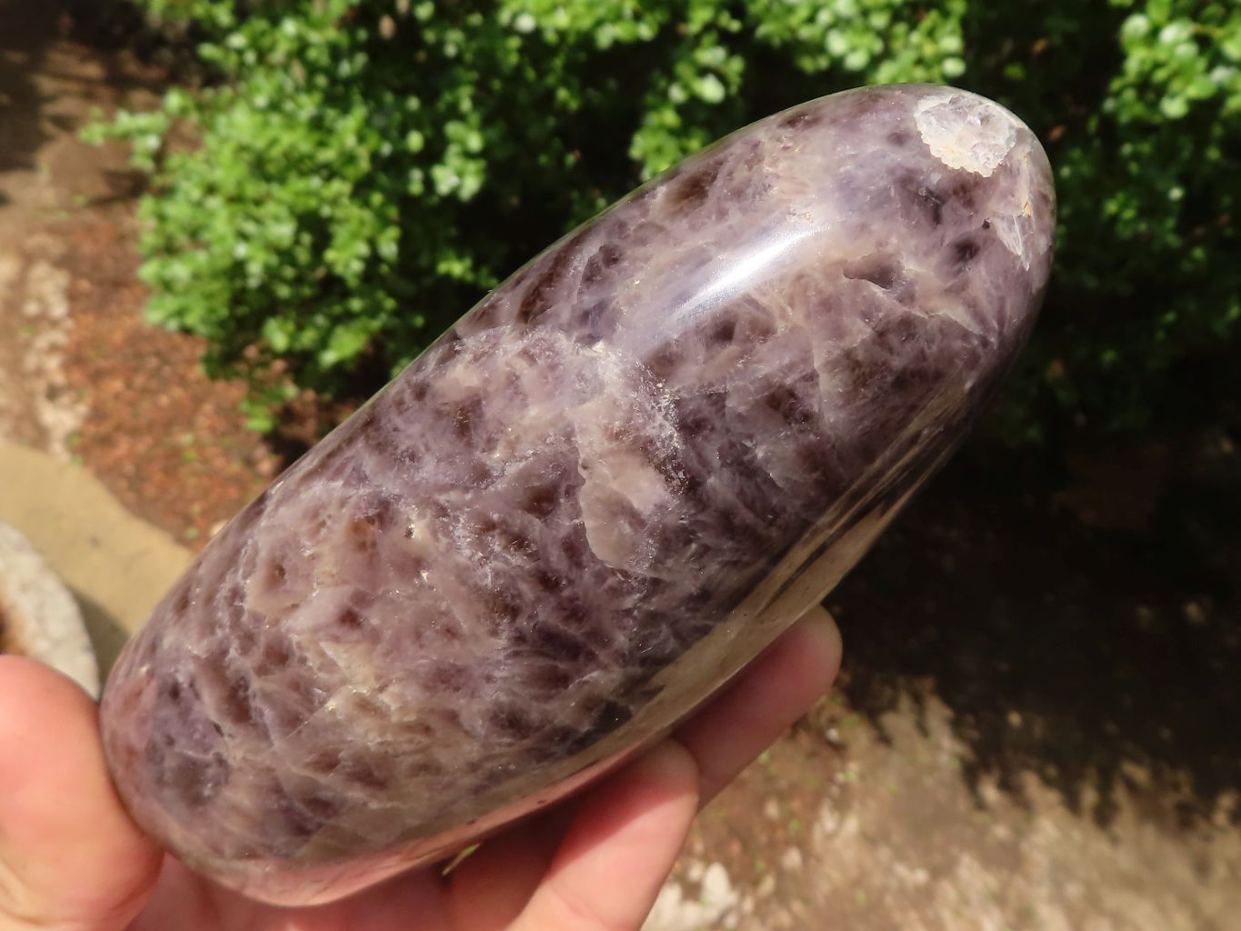 Polished Smokey Dream Amethyst Standing Free Forms  x 2 From Madagascar - Toprock Gemstones and Minerals 