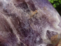 Polished Smokey Dream Amethyst Standing Free Forms  x 2 From Madagascar - Toprock Gemstones and Minerals 