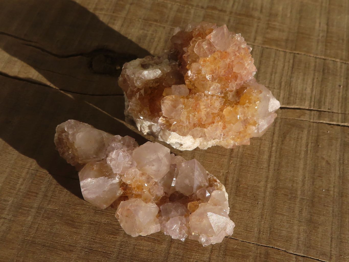 Natural Mixed Spirit Quartz Crystals x 12 From Boekenhouthoek, South Africa - Toprock Gemstones and Minerals 