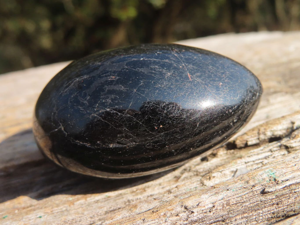 Polished Black Schorl Tourmaline Gallets  x 24 From Madagascar - TopRock