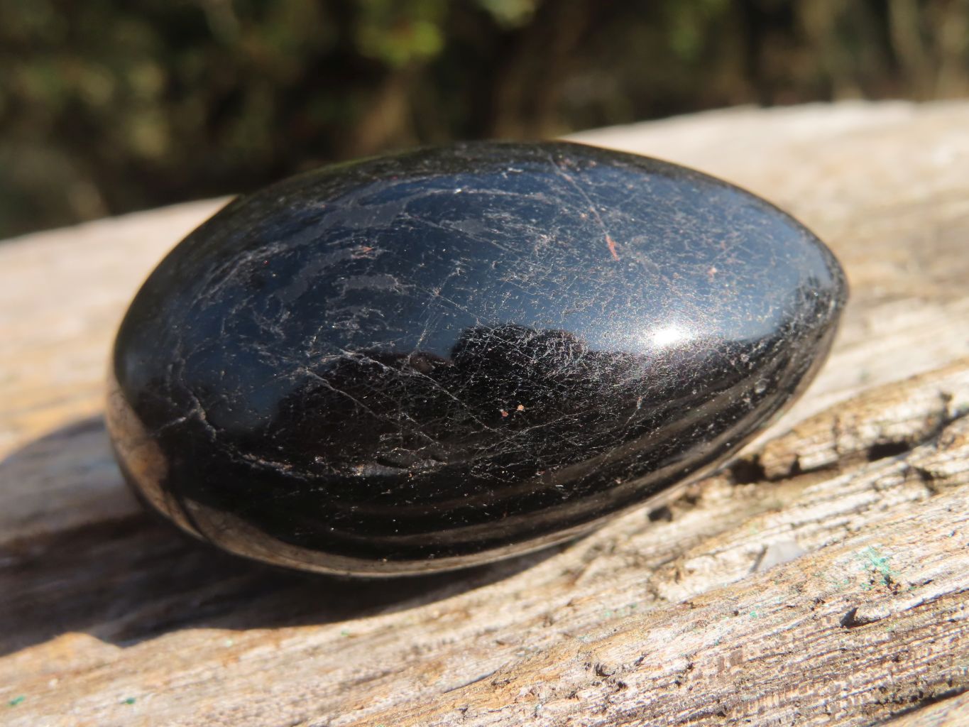 Polished Black Schorl Tourmaline Gallets  x 24 From Madagascar - TopRock