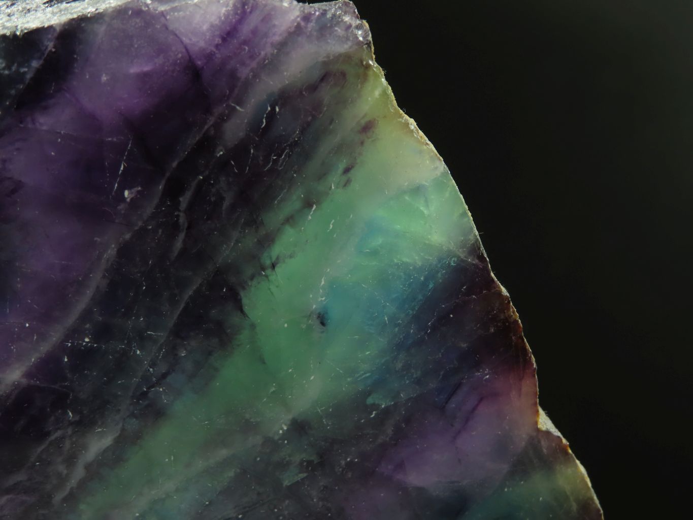 Polished Watermelon Fluorite Plates x 2 From Vis, Namibia - TopRock