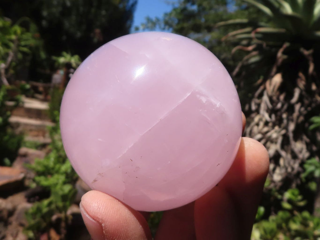 Polished Pink Rose Quartz Spheres  x 6 From Madagascar - TopRock